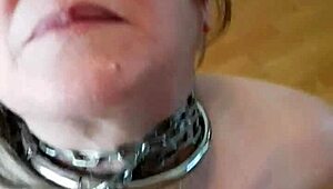 how's this humiliated french slave pissed on bound slapped and facefucked in toilet bdsm??