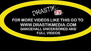 DANCEHALL SKINOUT PARTY GIRLS GO TOPLESS AND WILD!