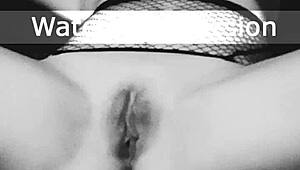 SLIM MILF fingers her WET PUSSY after SHOWER, building to a big ORGASM at home