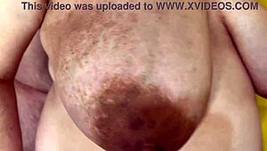 Imagine watching your pregnant hairy wife milked in sloppy double creampie cuckold threesome pov