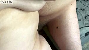 Imagine watching your pregnant hairy wife milked in sloppy double creampie cuckold threesome pov