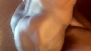a very fat lady dominates slim guy in fetish play