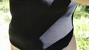 Stepmom Begs to Film Her Public Teasing Exposure Pt02