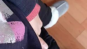 my lesbian coworker an i... we masturbate together in office riskin orgasm under skirts
