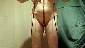 i'm esclave f tying myself in autobondage it hurts so good