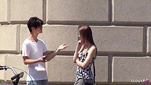 slim european teen beata undine saggy tits uncensored creampie pickup in japan