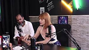 Best Moments of Reh Queen's Tantric Massage in Sensual Casting Part 13 on Sheer Red