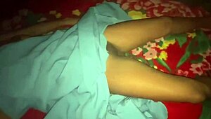 my buddy's wife has a sneaky surprise ready when he heads out at night