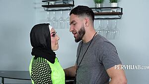 Coach gropes and ravages innocent Muslim athlete Violet Gems hard.