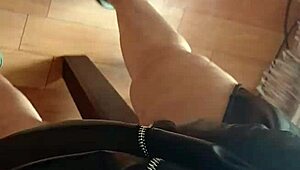 my lesbian coworker an i... we masturbate together in office riskin orgasm under skirts