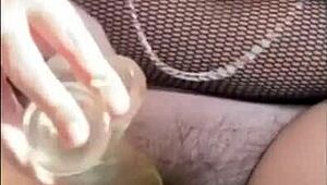 Hairy Mature Milf Anal Dildo Gaping Squirt Orgasm