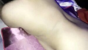 MofozO Brunette Amateur MILF Sucks Daddy Cock Then Takes Rough Cumshot on Huge Tits
