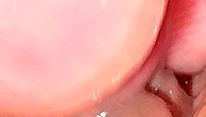 Close-Up View Confirms Intact Pink Hymen Clit and Untouched Shaved Pussy