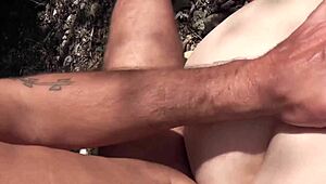 super risky outdoor doggystyle with curvy bbw german slut! 🌳🍑💦