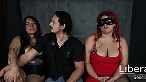 tetona culona chicas swing with hubby in casting interview