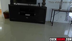 Cuck husband spies leana lovings' steamy wife cheating affair
