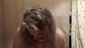 Humiliated european bdsm slave whore f striptease slut undresses rips clothes flashing