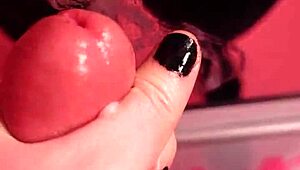 BBW Tranny Cums Hard Three Times In Super Close POV