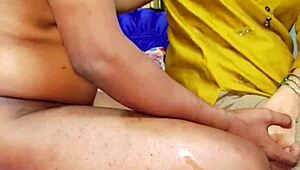 Submissive SISSY gives humiliating PEDICURE to domme