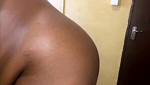 cheating black milf shakes huge fat ass and big tits online
