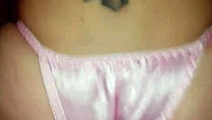 Satindesire's Satin Panties Bare Amateur Pussy in Teasing Reveal!