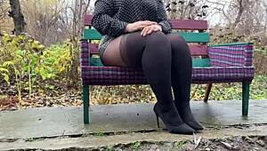 Ever wonder why curvy stepmom masturbates outdoors craving that wet pussy thrill?