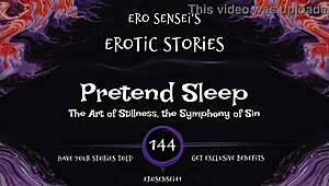 drift into feigned sleep with this erotic audio tease for women eses144