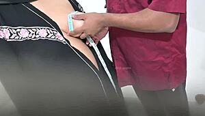 Hey hijab lady does the arab doctor patient check turn into hardcore hospital fucking