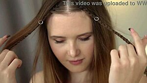 Beauty 19yo blonde nika bride fucks in anal with gape and creampie vg316