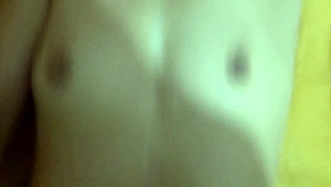 Big Ass in Jeans Gets Caressed She Plays and Tits Get Splashed