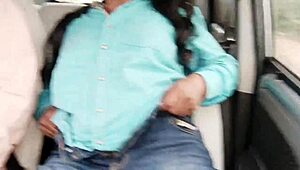 indian teen girl spreads for uncle's dirty car sex on long drive with telugu talks
