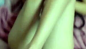 old stepdaddy 😍 licks her tight virgin pussy then fucks raw with condom cums inside petite 18+ teen!