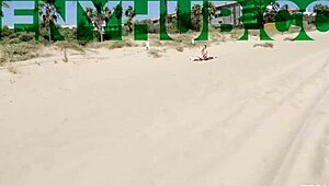 Beachside bliss yoga session turns into steamy hookup with agatha