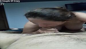 Venezuelan wife gives extreme blowjob massage