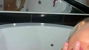 Monika fox pov homemade sucking dick in red lingerie