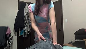 tall white girl lap dance and riding pov