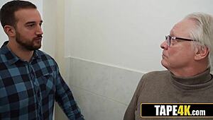 old man caught my hot blonde girlfriend stealing now i want her