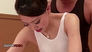 the cute japanese ballerina dances into creampie cumshot after steamy jav action