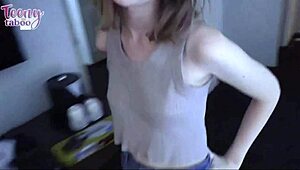 Babysitter Claire Roos rides dominating boss Seth Brogan deep