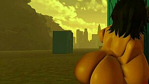 oh man, this milf nudist beach body... big tits and ass got me staring non-stop!!