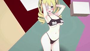 koikatsu arisu oc dances seductively in phut hon rhythm