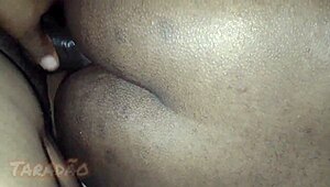 juicy ebony latina bbw moans sideways begging for creampie in her fat ass CUM INSIDE!