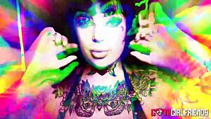 Horny goth angel summer offers pussy in POV