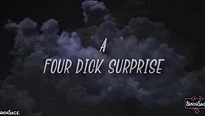 Sinn sage shares dick with courtney and lita