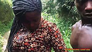 Wow, ebony village whore takes massive BBC missionary!