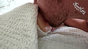 daddy, your dirty whispers make me drip while you lick my pussy deep?