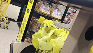 hidden cam catches two moms shopping candid curves