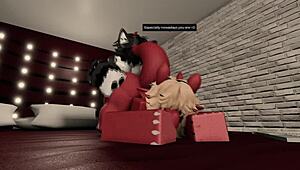 Furry Roblox Condo Hides Intense Blowjob and Fuck Clips