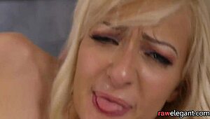 Young Babe's Tight Ass Slammed In Glamour Doggystyle Ride