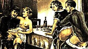 vintage erotic drawings stir deep nostalgic desires